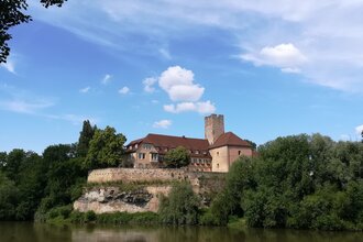 Blick auf die Rathausburg in Lauffen am Neckar | © Neckar-Zaber-Tourismus e.V.