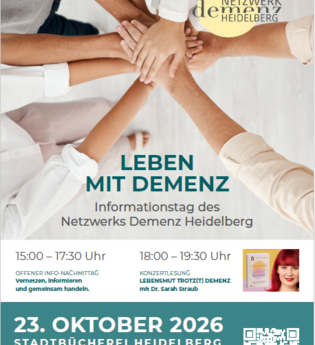 Leben mit Demenz - Informationstag des Netzwerks Demenz Heidelberg