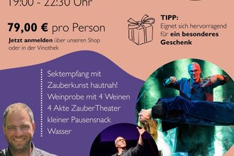 Magische Weinprobe mit Magier Ralf Gagel im Weingut Klenert