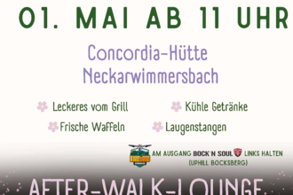 Mai Grillfest und After-Walk-Lounge