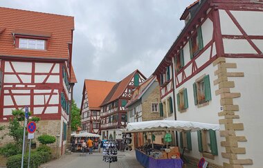 Maimarkt in der historischen Altstadt von Eppingen | © Stadt Eppingen