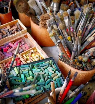 Malen und Gestalten mit Acryl- und Gouachefarben