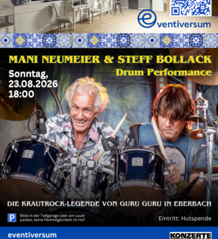 Mani Neumeier & Steff Bollack - Drumperformance im eventiversum