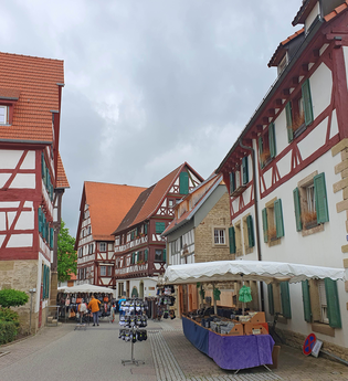 Märzmarkt in der historischen Altstadt von Eppingen | © Stadt Eppingen