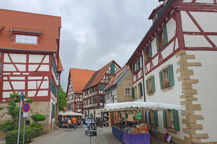 Märzmarkt in der historischen Altstadt von Eppingen | © Stadt Eppingen