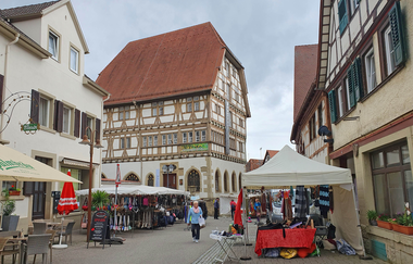 Märzmarkt in der historischen Altstadt von Eppingen | © Stadt Eppingen