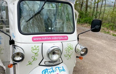 Vorderansicht eines TukTuks | Waldschenke Hörnle | Brackenheim | © Neckar-Zaber-Tourismus e.V.