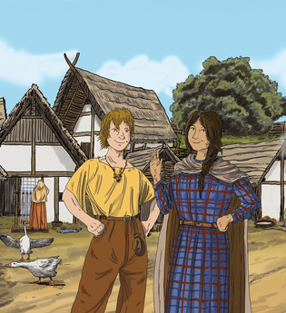 Mit Oma und Opa in die Eisenzeit (ab 5 Jahren) „Mit Pfeil und Bogen in den Keltenwald“