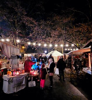 Mittelaltermarkt beim Weihnachtsmarkt Wertheim