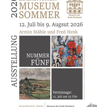 Museum der Stadt Eberbach - Armin Stähle und Fred Henk. Vernissage