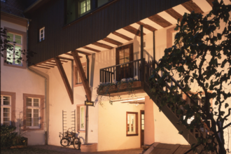 Bild des Friedrich-Ebert-Hauses am Abend