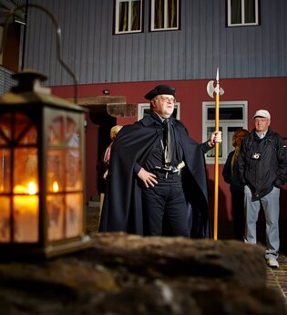 Öffentliche Nachtwächterführung durch Wertheim