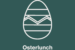 Osterei-Icon mit der Unterschrift "Osterlunch" | © Touristikgemeinschaft Hohenlohe e.V. | Michael Wendler, Hoftheater Öhringen