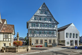 Rathaus mit Fachwerkfassade in Güglingen | © faktorzwei GmbH