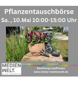 Plakat Pflanzentauschbörse | © NZT