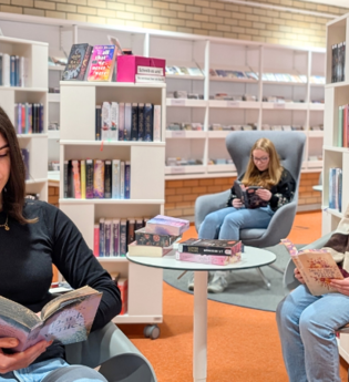 "Quiet Reading Community" Foto: Stadtbücherei Heidelberg