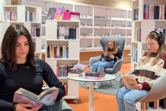 "Quiet Reading Community" Foto: Stadtbücherei Heidelberg
