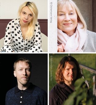 Rückblick auf die Literaturtage, Ausblick auf die Literatur! | © Diane von Schoen, Dörlemann Verlag, Ina Aydogan, Maximilian Goedecke