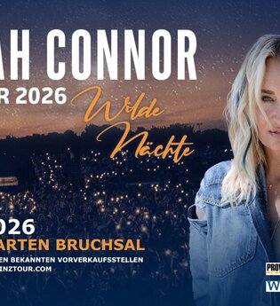 Sarah Connor- Open-Air-Konzert 26.08.2026 in Bruchsal im Schlossgarten