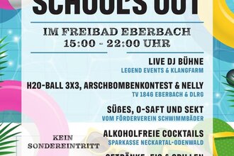 School'sOut Party im Freibad Eberbach