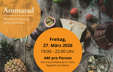 Sensorik-Seminar im Weingut Klenert