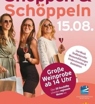 Shoppen & Schöppeln | © Stadtmarketing Wertheim