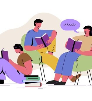 Silent Reading Party – zusammen liest du weniger allein! | © Designed by Freepik