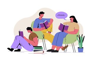 Silent Reading Party – zusammen liest du weniger allein! | © Designed by Freepik