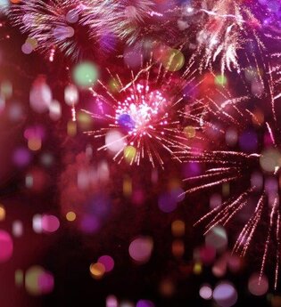 Silvester unter Palmen