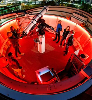 SkyNight | © Verwendung nur im Rahmen redaktioneller Berichterstattung über die experimenta Heilbronn gestattet. Quelle: experimenta gGmbH