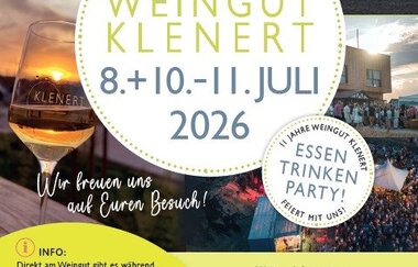 Sommerfest 2026 im Weingut Klenert