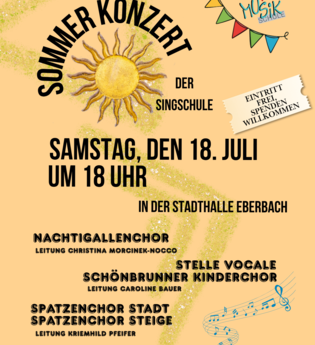 Sommerkonzert der Singschule