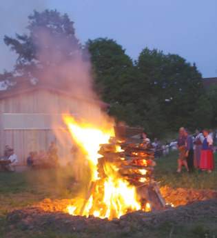 Sonnwendfeier an der Hohenloher Scheune | © SAV Öhringen