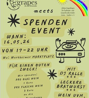 Spenden-Party zugunsten Aktion Regenbogen | © Unbekannt