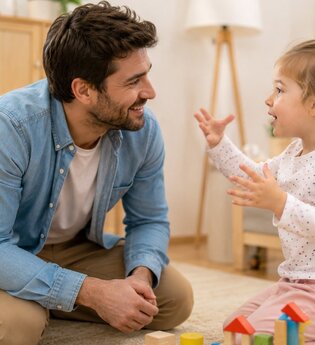 Starke Worte- Stärkende Kommunikation mit Ihrem Kind | © KI-generiert