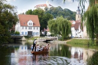 Stocherkahn-Führung | © Stadtverwaltung Vaihingen an der Enz