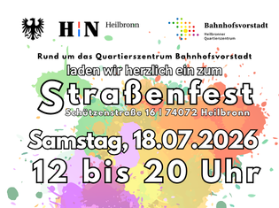 Straßenfest 2026 | © Quartierszentrum Bahnhofsvorstadt