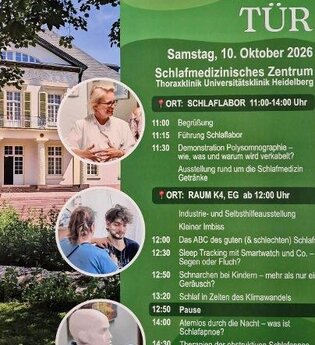 Tag der offenen Tür Schlaflabor Thoraxklinik