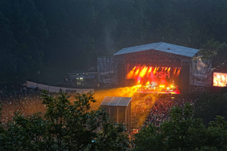 Das Taubertal Openair Festival auf der Eiswiese unterhalb von Rothenburg ob der Tauber  | © Rothenburg Tourismus Service, W. Pfitzinger