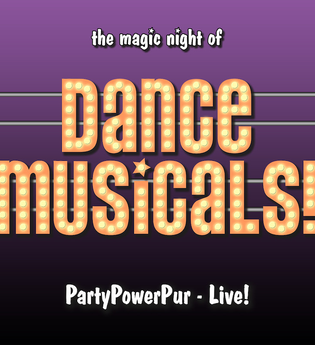 Plakat für eine Tanzmusical-Show mit dem Titel 'The Magic Night Of Dance Musicals'. | © RESET Production
