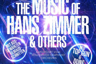 Poster für ein Konzert mit Musik von Hans Zimmer und anderen, aufgeführt vom Hollywood Symphony Orchestra. | © Star Entertainment GmbH