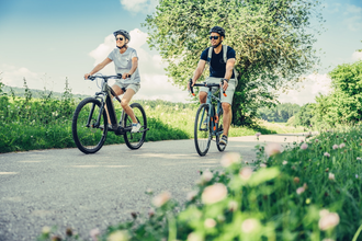 Radfahrende in Hohenlohes Natur | © Hohenlohe + Schwäbisch Hall Tourismus e. V.