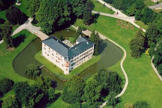Luftaufnahme Schlosspark Eichtersheim