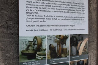 Untere Fuchs'sche Mühle - Eine Mühlenführung
