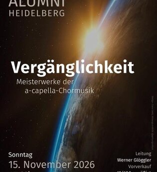 Vergänglichkeit. Meisterwerke der a-capella-Chormusik