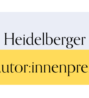 Heidelberger Autor:innenpreis (Logo: Heidelberger Autor:innenpreis)