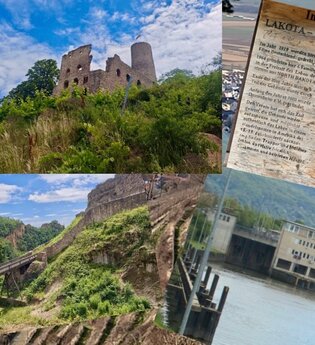 Von der Strahlenburg am Ölberg entlang zum Neckar