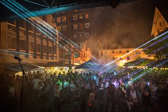 Lasershow Stadtfest Waibstadt