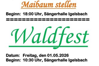 Waldfest für Jung und Alt in Igelsbach