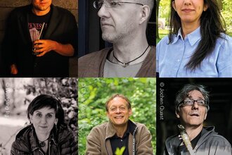 Wandeln & hören: Lyriknacht im Stadtkloster | © Tobias Herold, Bernd Marcel Gonner, Mahdia Hosseini, Sudabeh Mohafez, Walle Sayer, Andreas Krennerich